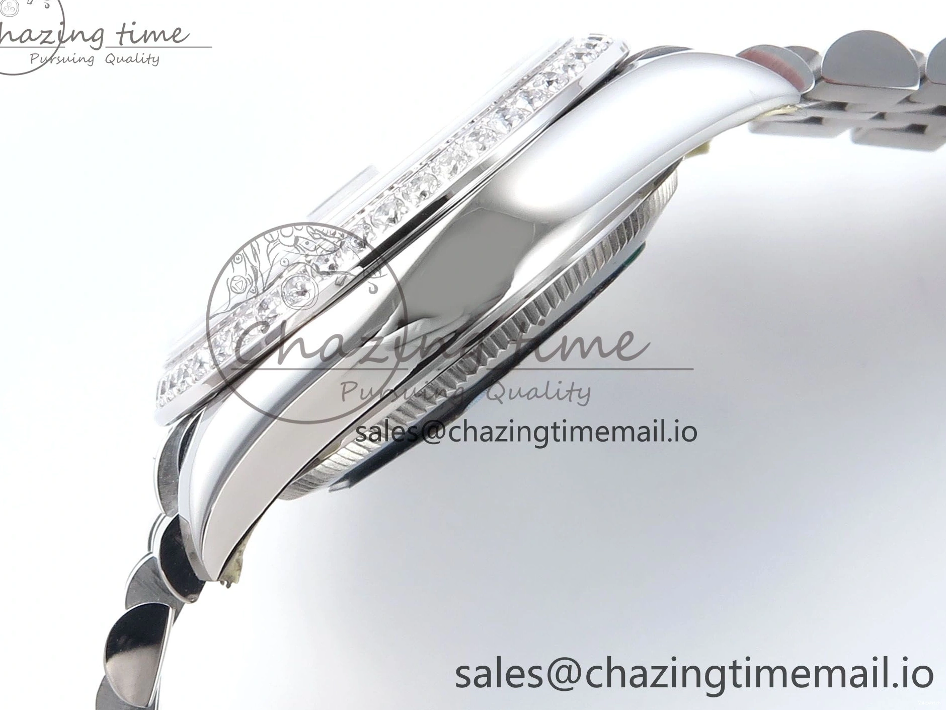 Bezel 904L Steel Dial Edition Bracelet 31 on ETA White 2688 DateJust ARF Diamonds 1:1 Best SS 278384RBR Jubilee Roman 0109